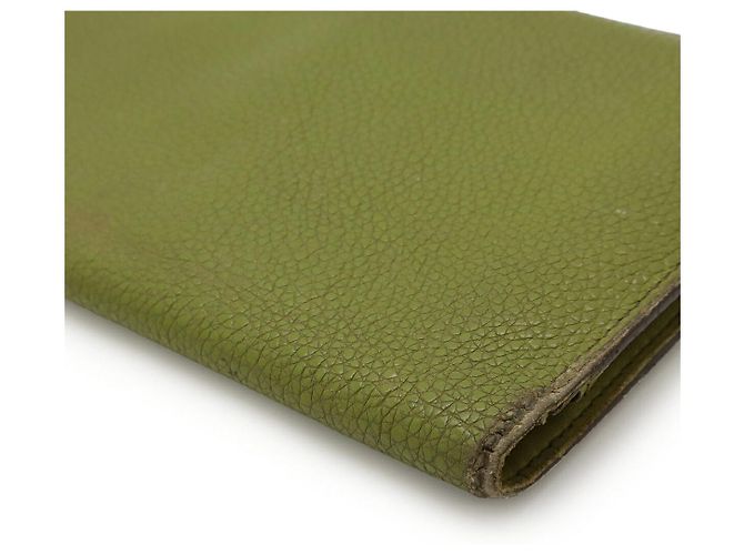 Portafoglio lungo bifold Hermès Dogon Duo GM verde - vista 3