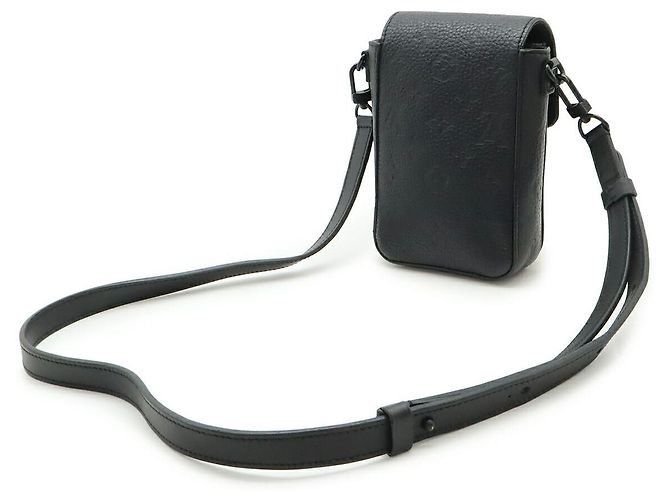Borsa portafoglio S Lock Monogram Louis Vuitton Nero - vista 2