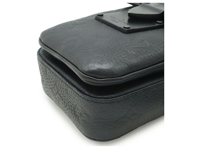 Borsa portafoglio S Lock Monogram Louis Vuitton Nero - vista 3