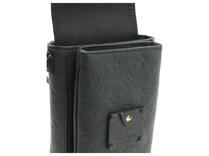 Borsa portafoglio S Lock Monogram Louis Vuitton Nero - vista 6