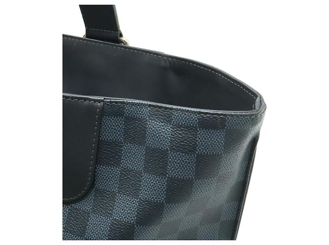 Louis Vuitton Damier Cobalt Cabas Voyage Tasche Blau - Ansicht 4