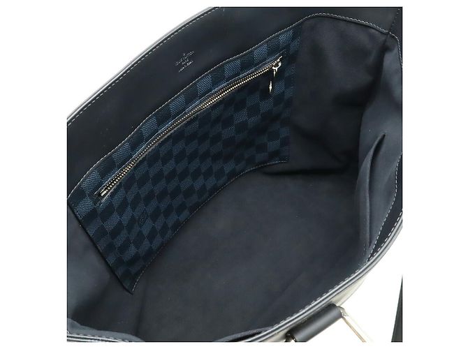 Louis Vuitton Damier Cobalt Cabas Voyage Tasche Blau - Ansicht 6
