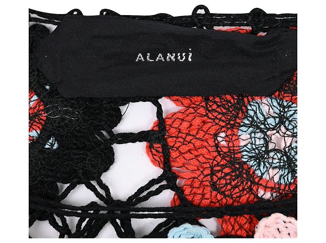 Blusa bordada Alanui en algodón negro - vista 4