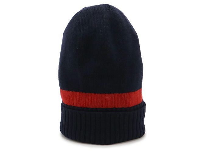 Gucci Interlocking G Wool Beanie Blue - view 2
