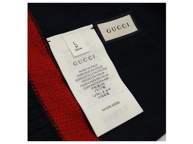 Gucci Interlocking G Wool Beanie Blue - view 5