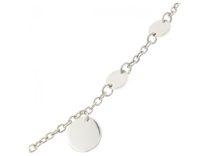 Collana Hermès Ex-Libris in argento 925 e oro rosa 750 di 136 cm Metallico - vista 4