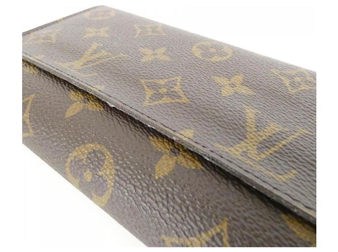 Portafoglio Monogram Sarah Louis Vuitton Marrone - vista 3