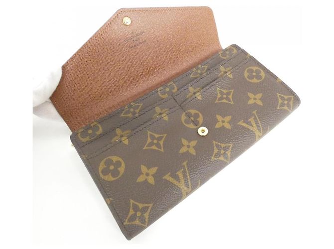 Portafoglio Monogram Sarah Louis Vuitton Marrone - vista 4