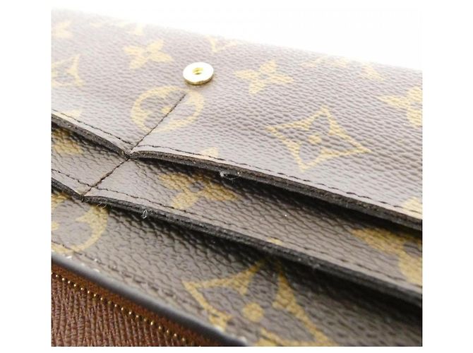 Portafoglio Monogram Sarah Louis Vuitton Marrone - vista 5