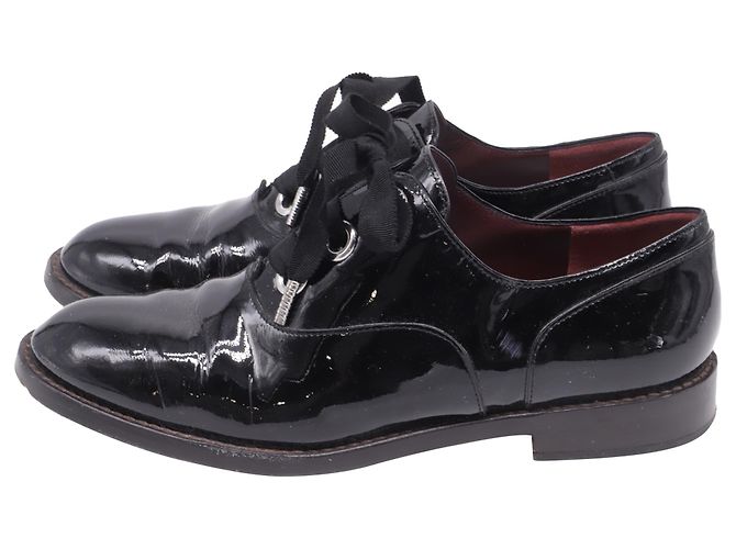Scarpe Oxford stringate Marc Jacobs in pelle verniciata nera Nero - vista 4