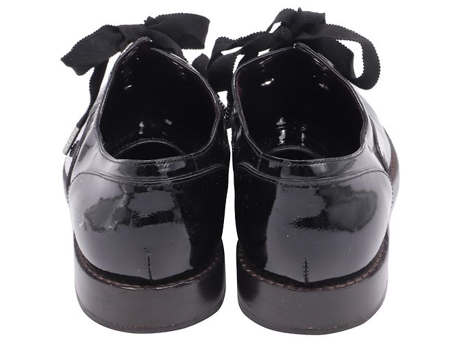 Scarpe Oxford stringate Marc Jacobs in pelle verniciata nera Nero - vista 5