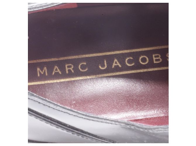 Scarpe Oxford stringate Marc Jacobs in pelle verniciata nera Nero - vista 8