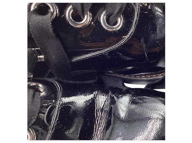 Scarpe Oxford stringate Marc Jacobs in pelle verniciata nera Nero - vista 9
