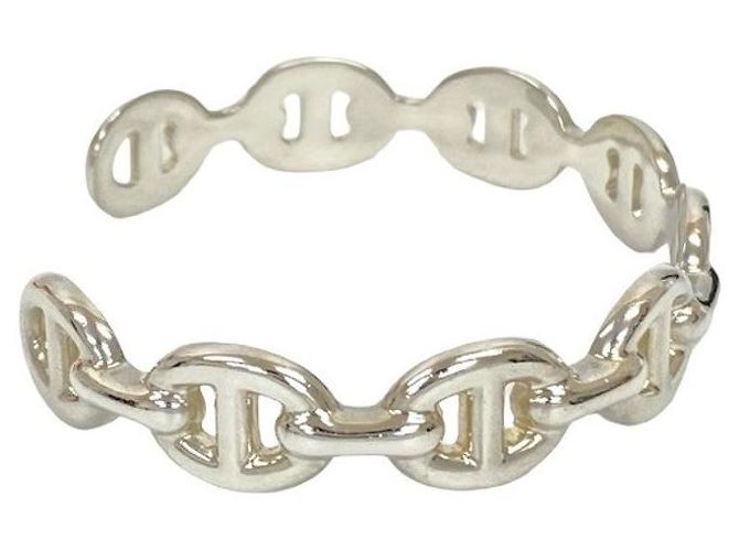 Bracciale Hermès Anchaine in Argento 925 Metallico - vista 4