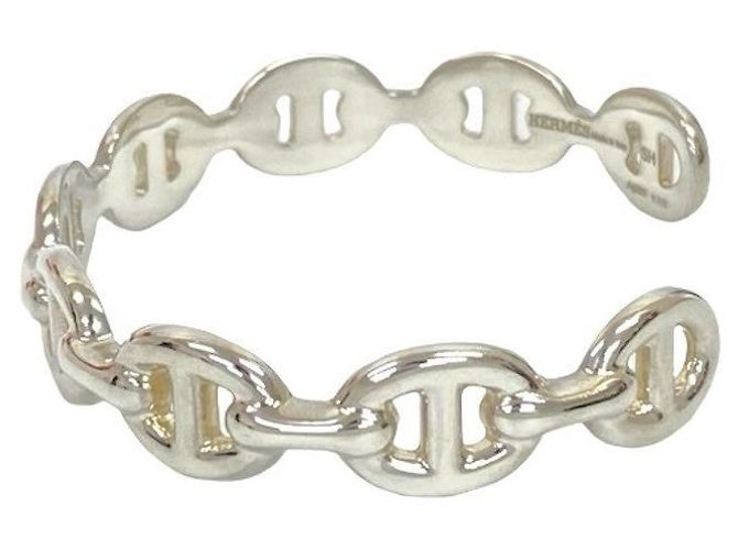Bracciale Hermès Anchaine in Argento 925 Metallico - vista 5