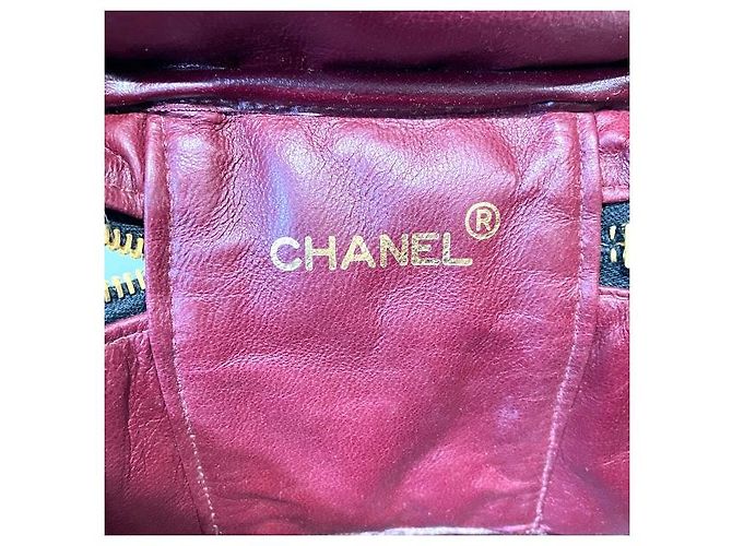 Vanity Borsa a mano in pelle matelassé Chanel Marrone - vista 4