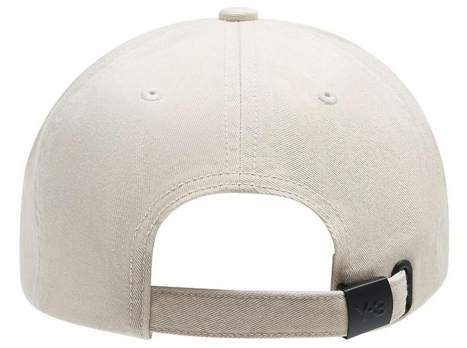 Y3 Dad Cap - Y-3 - Baumwolle - Weiß - Ansicht 2