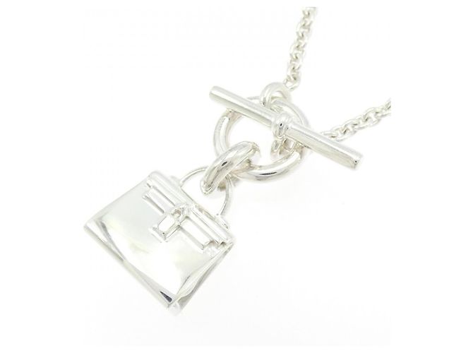 Collana Hermès Amulette Kelly in argento 925 Metallico - vista 3