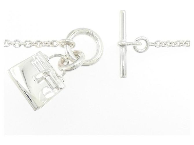 Collana Hermès Amulette Kelly in argento 925 Metallico - vista 5