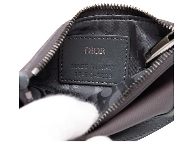Bolsa de moedas Saddle de nylon da Dior - vista 5