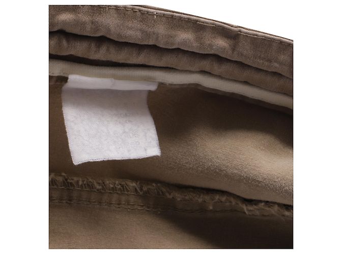 Theory Drawstring Cargo Pants in Brown Cotton  Red - view 5