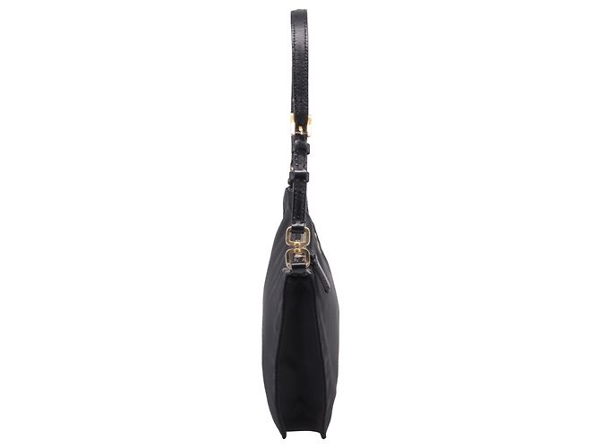 Borsa a spalla con zip Prada Re-Nylon in nylon nero - vista 4