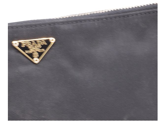 Borsa a spalla con zip Prada Re-Nylon in nylon nero - vista 5