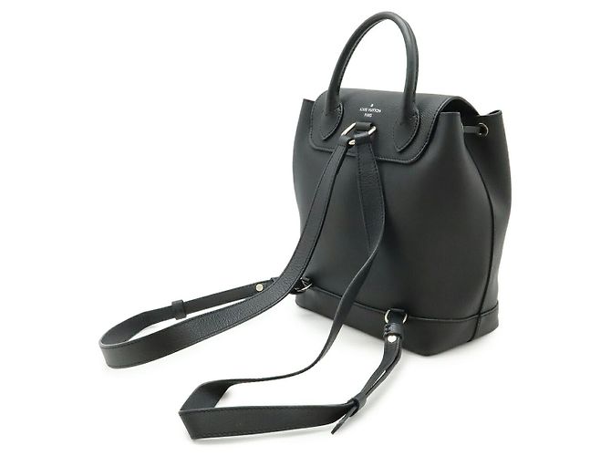 Twist Louis Vuitton Lockme Calf Leather Backpack Black - view 2