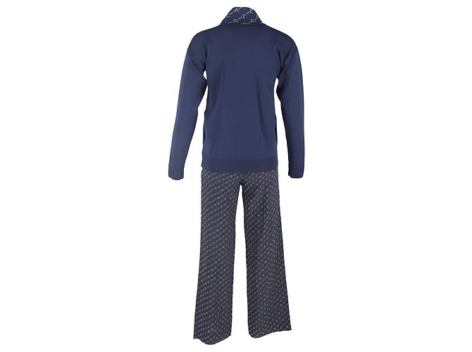 Stella Mc Cartney Chándal Monogram Stella McCartney en algodón azul marino - vista 3