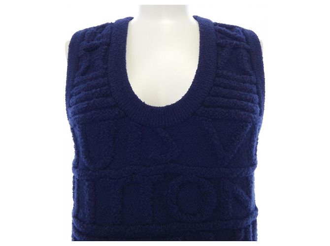 Louis Vuitton Kleid Blau Marineblau - Ansicht 5