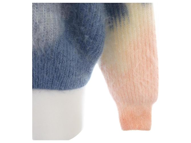 Céline CELINE Wollstrickwaren Weiß Blau Marineblau - Ansicht 6