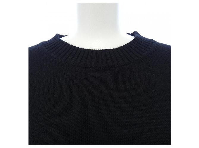 Timeless Chanel Seide-Kaschmir-Strick Schwarz - Ansicht 6