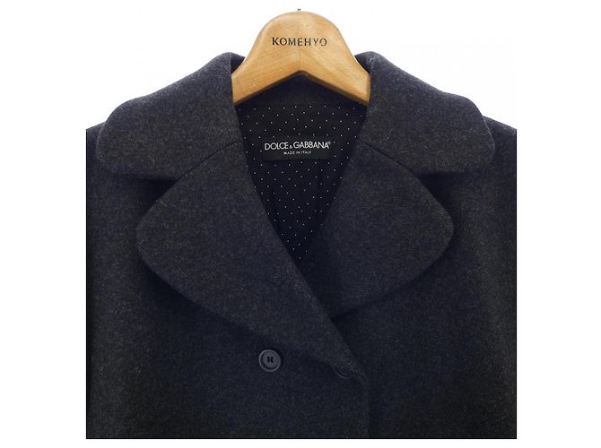 Dolce & Gabbana Cappotto Dolce&Gabbana Grigio - vista 5