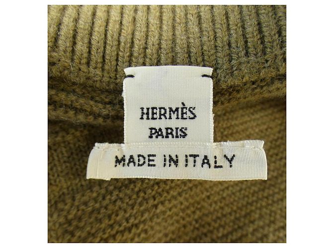 Hermès Calças Hermes Verde Caqui - vista 4