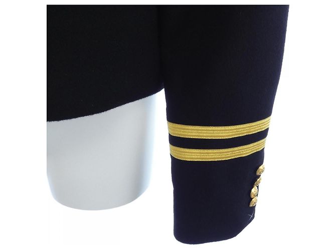 Céline CELINE Giacca in cashmere senza collo Nero - vista 6