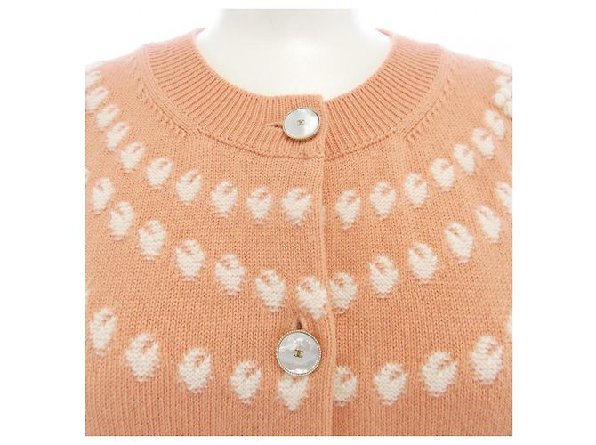 Cárdigan de cachemira Chanel Naranja - vista 6