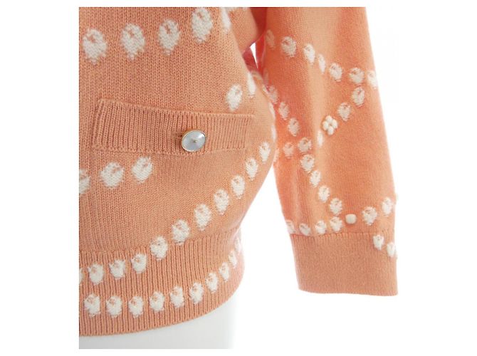 Cárdigan de cachemira Chanel Naranja - vista 7