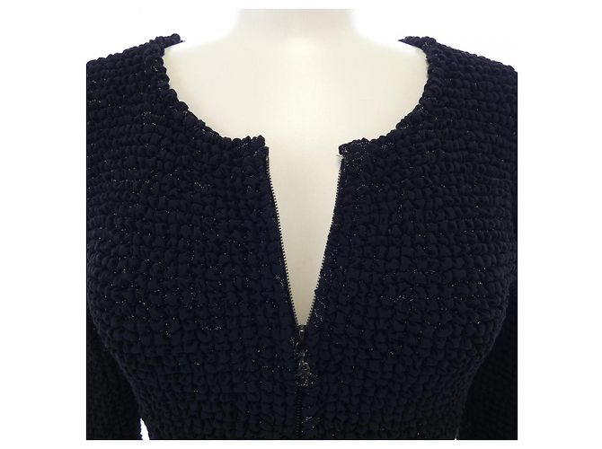 Timeless Chaqueta sin cuello Chanel Negro - vista 5