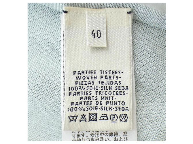 Hermès Hermes Twillaine Silk Knit40 Azul - vista 3