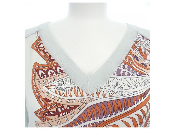 Hermès Hermes Twillaine Silk Knit40 Azul - vista 5