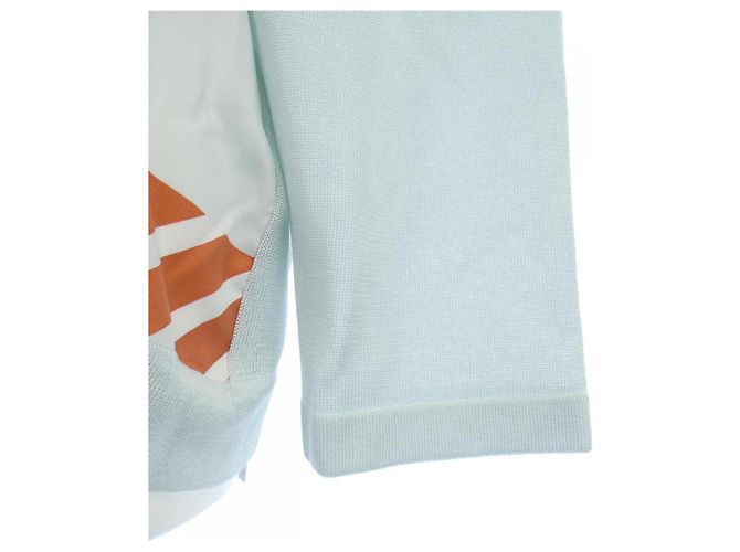 Hermès Hermes Twillaine Silk Knit40 Azul - vista 6