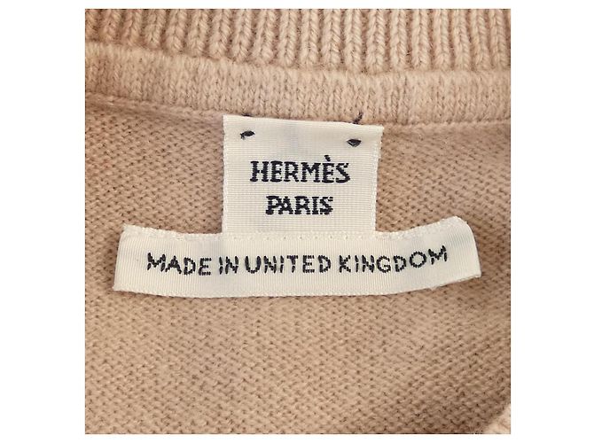 Hermès Hermes Kaschmir Strickwaren Pink - Ansicht 4