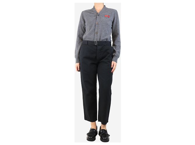 The row Schwarze Gürtelhose - Größe W 32 - Ansicht 2