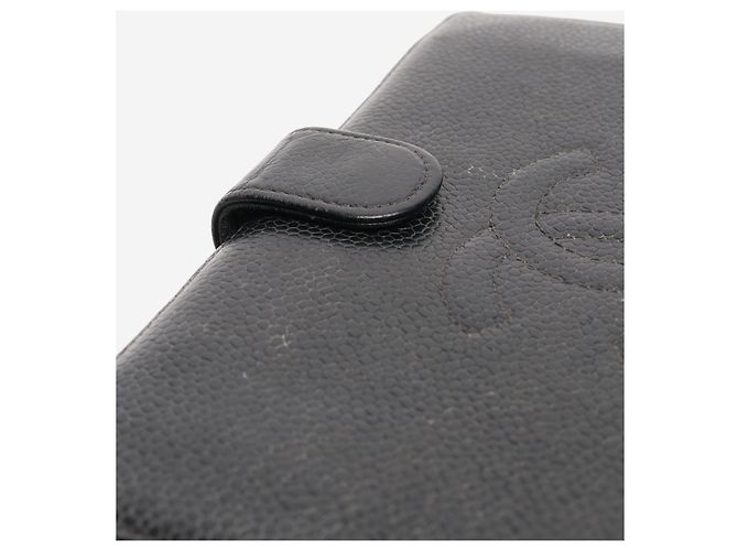 Chanel Black vintage caviar bifold wallet - view 5