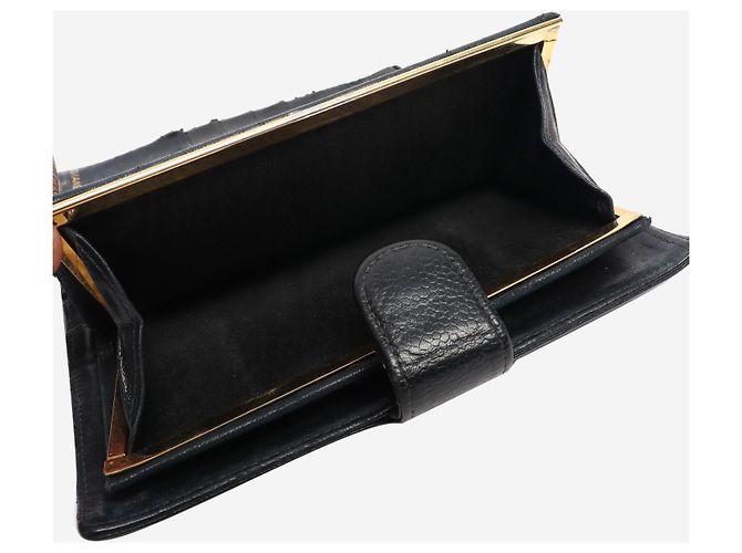 Chanel Black vintage caviar bifold wallet - view 8