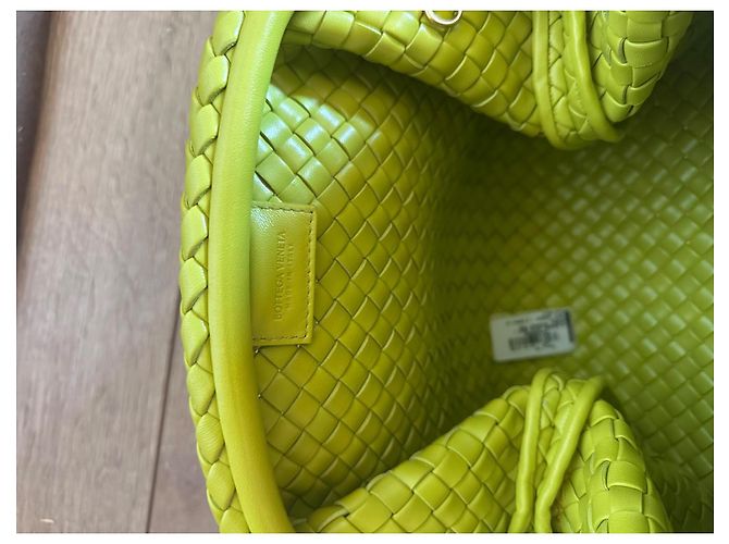Pochette Bottega Veneta in Pelle Verde Oliva - vista 4