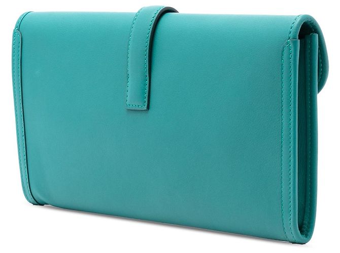 Hermès Blue Swift Jige Elan 29 Turchese - vista 2
