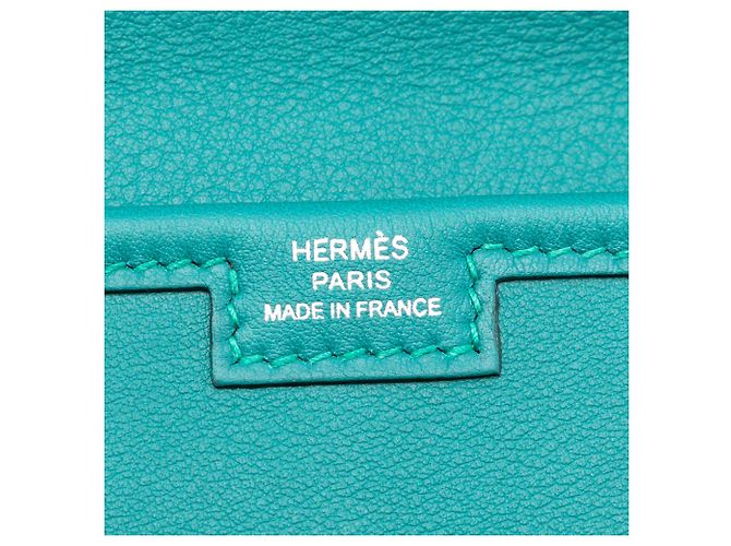 Hermès Blue Swift Jige Elan 29 Turchese - vista 5