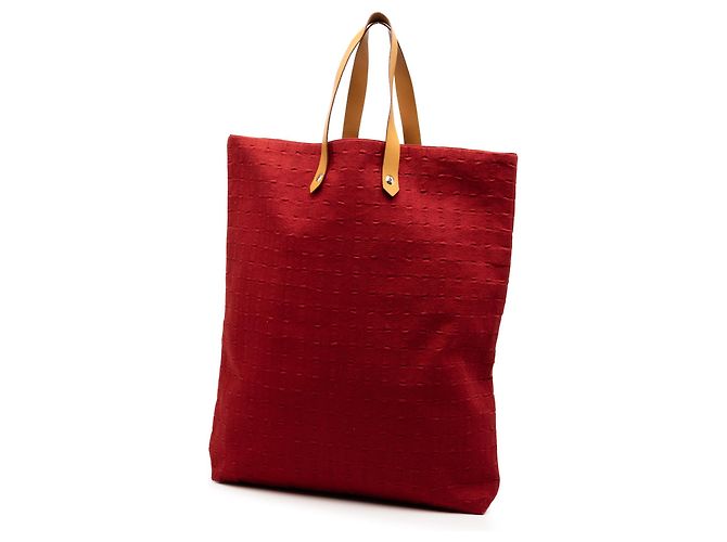Hermès Roter Canvas Ahmedabad Cabas II GM - Ansicht 2