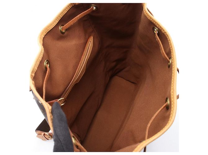 Zaino Montsouris GM Louis Vuitton Marrone - vista 3